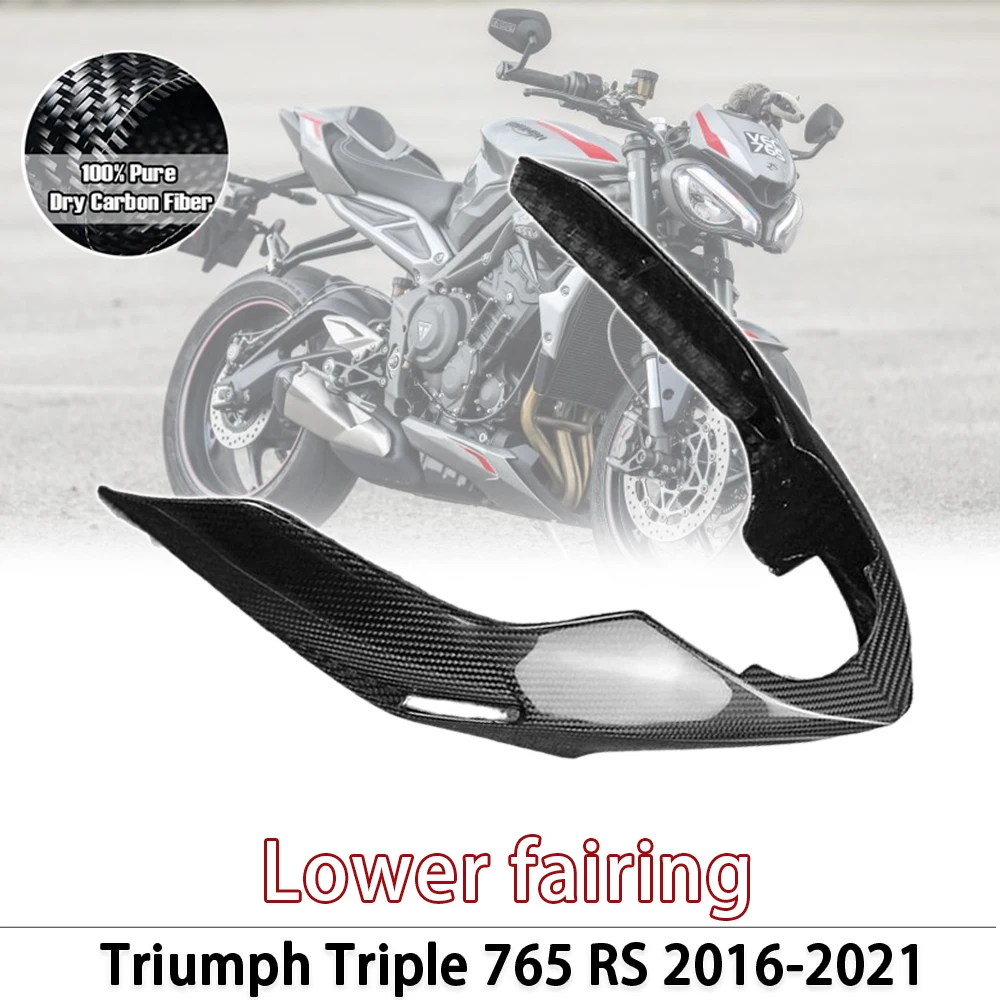 For Triumph Street Triple 765RS 2016 -2021 2020 2021 100% Full Dry 3K Carbon Fiber Lower Fairing Motorcycle Accessories
For Triumph Street Triple 765RS 2016 -2021 2020 2021 100% Full Dry 3K Carbon Fiber Lower Fairing Motorcycle Accessories