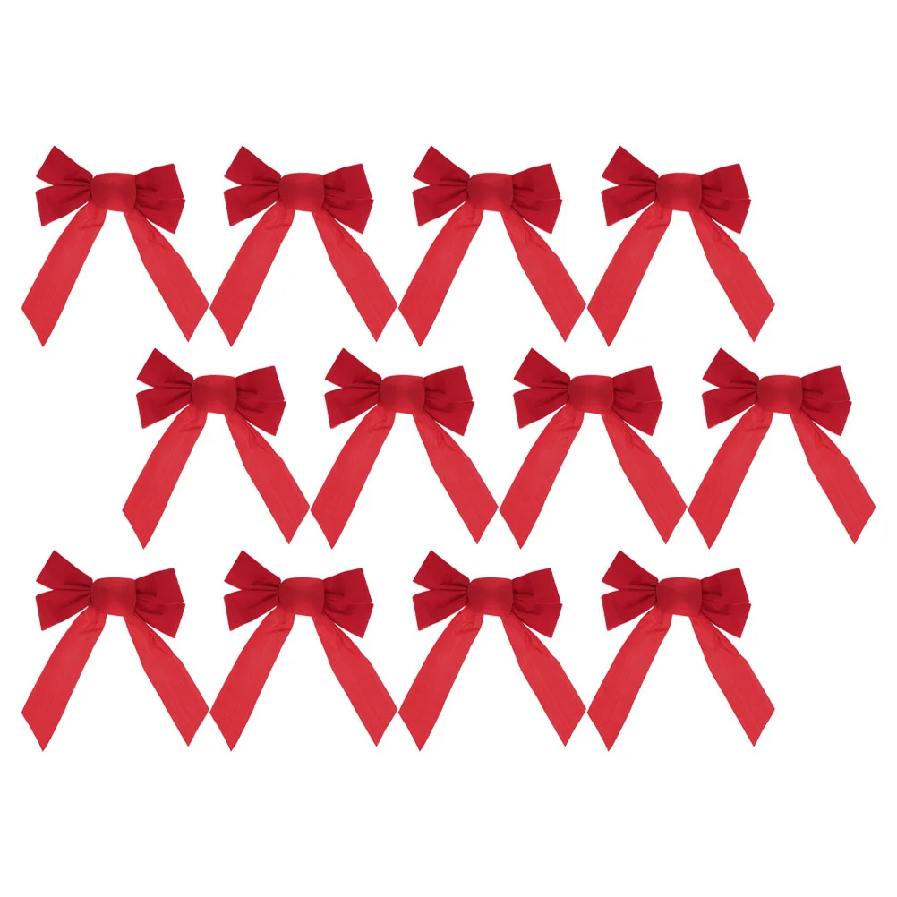12 Pcs Velvet Bow Xmas Ornament Adornment Bowknot Christmas Decorations Tree Flannel Decorative Red
12 Pcs Velvet Bow Xmas Ornament Adornment Bowknot Christmas Decorations Tree Flannel Decorative Red