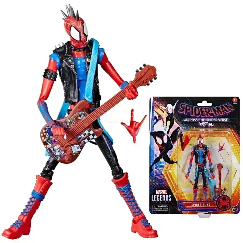 

В наличии Ko серия Marvel Legends Across The Spider Verse Spider Punk экшн-фигурка в масштабе 6 дюймов Коллекционная модель игрушка подарок для детей