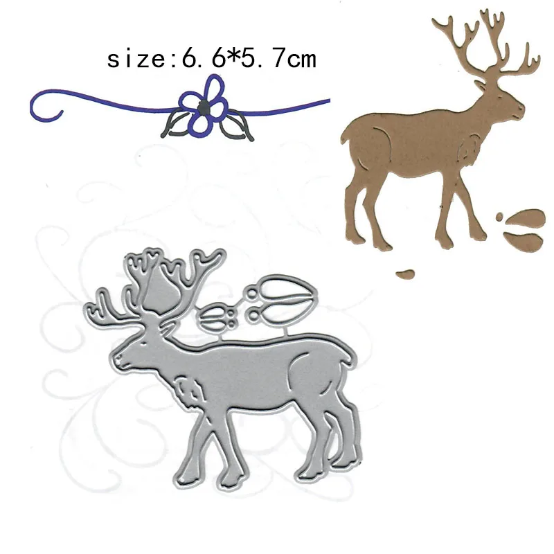 Christmas Deer Metal Cutting Dies Stencils Die Cut for DIY Scrapbooking Album Paper Card Embossing New 2022
Christmas Deer Metal Cutting Dies Stencils Die Cut for DIY Scrapbooking Album Paper Card Embossing New 2022