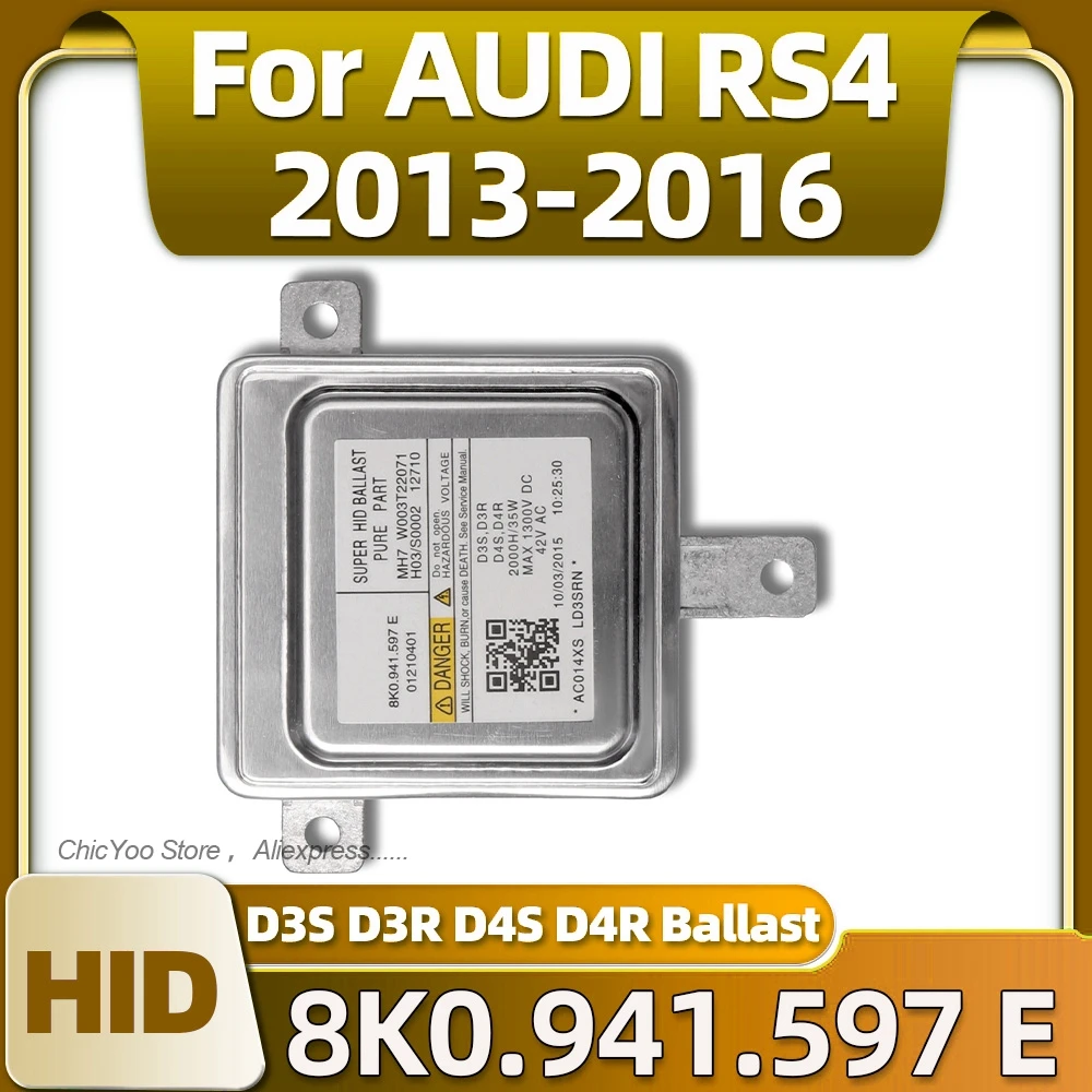 W003T22071 D3S D3R D4S D4R Xenon Headlight Control Unit Ballast 8K0.941.597 E For AUDI RS4 2013 2014 2015 2016
W003T22071 D3S D3R D4S D4R Xenon Headlight Control Unit Ballast 8K0.941.597 E For AUDI RS4 2013 2014 2015 2016