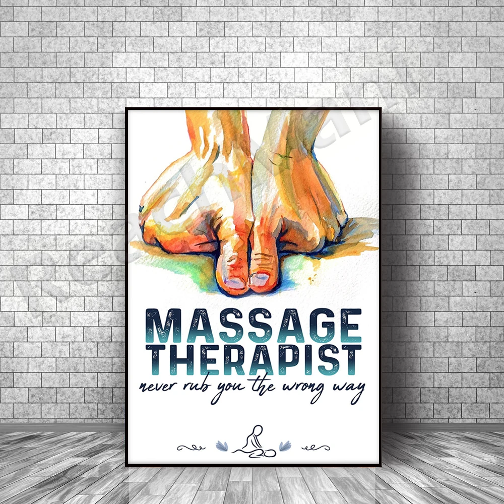 Massage Therapist Never Rubs You The Wrong Way Poster Living Home Decor Wall Art Print Poster
Massage Therapist Never Rubs You The Wrong Way Poster Living Home Decor Wall Art Print Poster