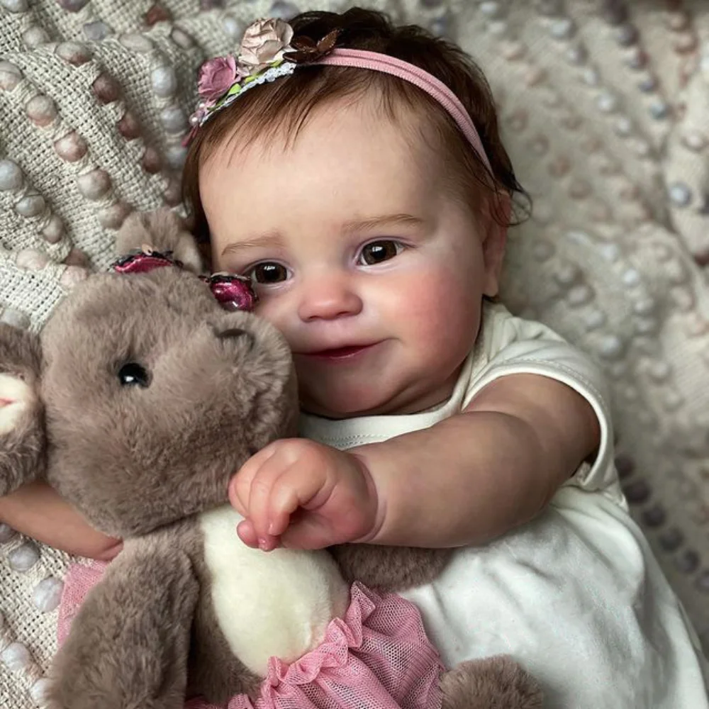 CUAIBB 50CM Reborn Baby Doll Newborn Girl Baby Lifelike Real Soft Touch Maddie with Hand-Rooted Hair High Quality Handmade Art
CUAIBB 50CM Reborn Baby Doll Newborn Girl Baby Lifelike Real Soft Touch Maddie with Hand-Rooted Hair High Quality Handmade Art