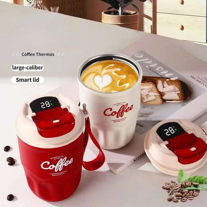 360ml Digital Display Coffee Mugs 316 Stainless Steel Thermos Coffee Cup Mini Portable Leakproof Water Cup Fashion Elegant Cup
360ml Digital Display Coffee Mugs 316 Stainless Steel Thermos Coffee Cup Mini Portable Leakproof Water Cup Fashion Elegant Cup