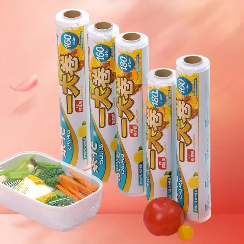 

CHAHUA Large Roll Cling Film for Household Use - The Ultimate Food Special Solution