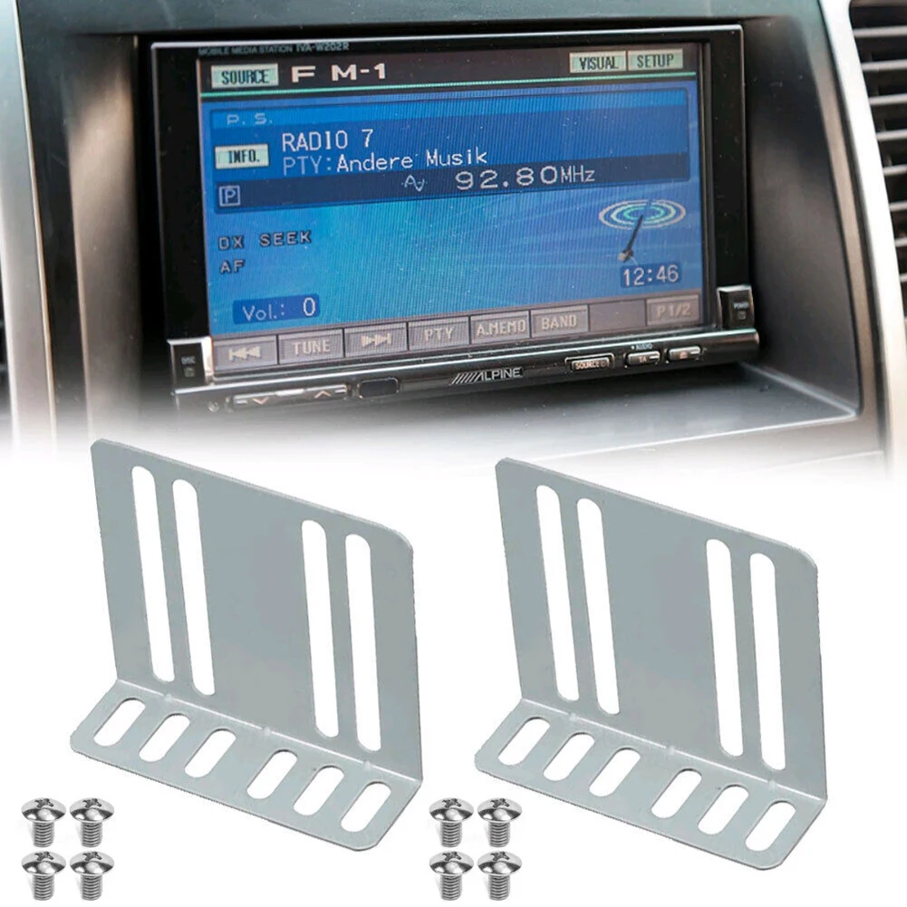 Universal 2 Din Car Radio Mounting Kit MP5 Mounting Accessory Bracket Bracket 2 Brackets 8 Screws Automotive Specific
Universal 2 Din Car Radio Mounting Kit MP5 Mounting Accessory Bracket Bracket 2 Brackets 8 Screws Automotive Specific
