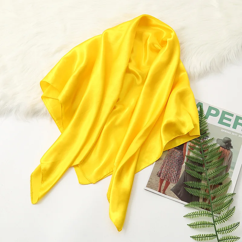 Однотонный атласный Профессиональный шарф, модный изящный тюрбан, простой шейный бандаж, ложный воротник, 90*90 см, удобная мягкая женская шаль, A97
Однотонный атласный Профессиональный шарф, модный изящный тюрбан, простой шейный бандаж, ложный воротник, 90*90 см, удобная мягкая женская шаль, A97