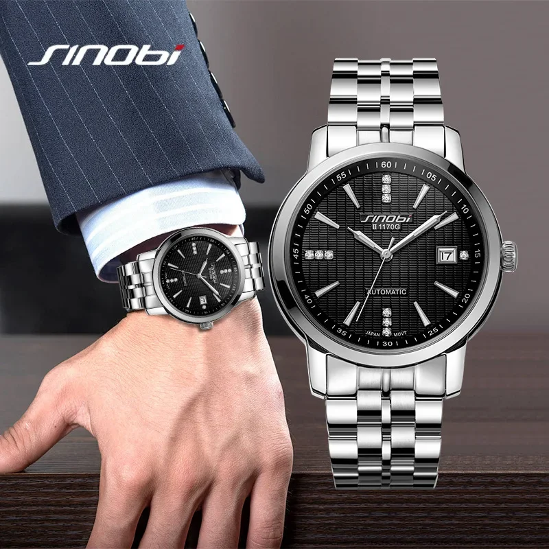 Men's watches business atmosphere fashion commuting men's watches waterproof mechanical watche dropshipping 1170
Men's watches business atmosphere fashion commuting men's watches waterproof mechanical watche dropshipping 1170