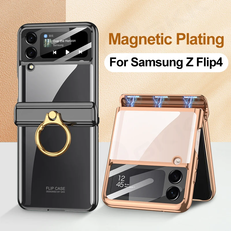 Жесткий чехол GKK с магнитной петлей для Samsung Galaxy Z Flip 4, универсальный держатель для колец для Galaxy Z Flip4, чехол
Жесткий чехол GKK с магнитной петлей для Samsung Galaxy Z Flip 4, универсальный держатель для колец для Galaxy Z Flip4, чехол