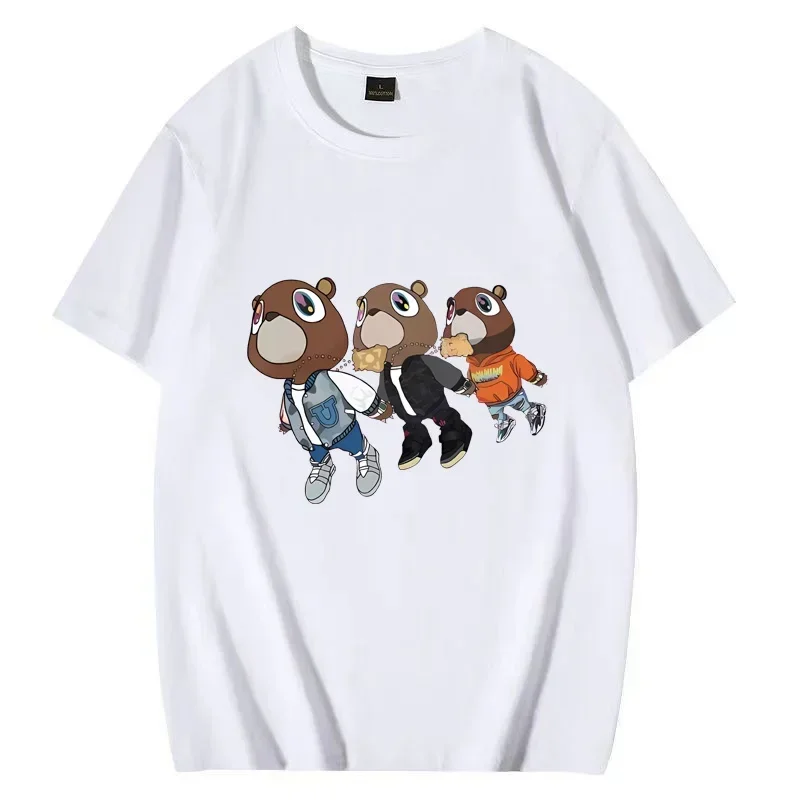 Streetwear Top Rapper Character Print Tees Black White Short Sleeve Clothes Kanye West T-shirt Women Men Hip Hop Fans Clothing
Streetwear Top Rapper Character Print Tees Black White Short Sleeve Clothes Kanye West T-shirt Women Men Hip Hop Fans Clothing