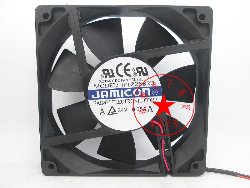 2-проводной Вентилятор охлаждения сервера Jamicon JF1225B2H DC 24 в 120 А 120x25 мм
2-проводной Вентилятор охлаждения сервера Jamicon JF1225B2H DC 24 в 120 А 120x25 мм