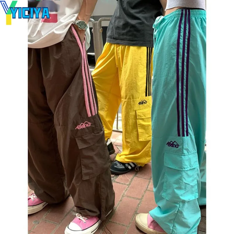 YICIYA y2k Women Cargo Pants streetwear striped sweat pants Harajuku shorts grunge baggy pants More than a pocket Trousers New
YICIYA y2k Women Cargo Pants streetwear striped sweat pants Harajuku shorts grunge baggy pants More than a pocket Trousers New