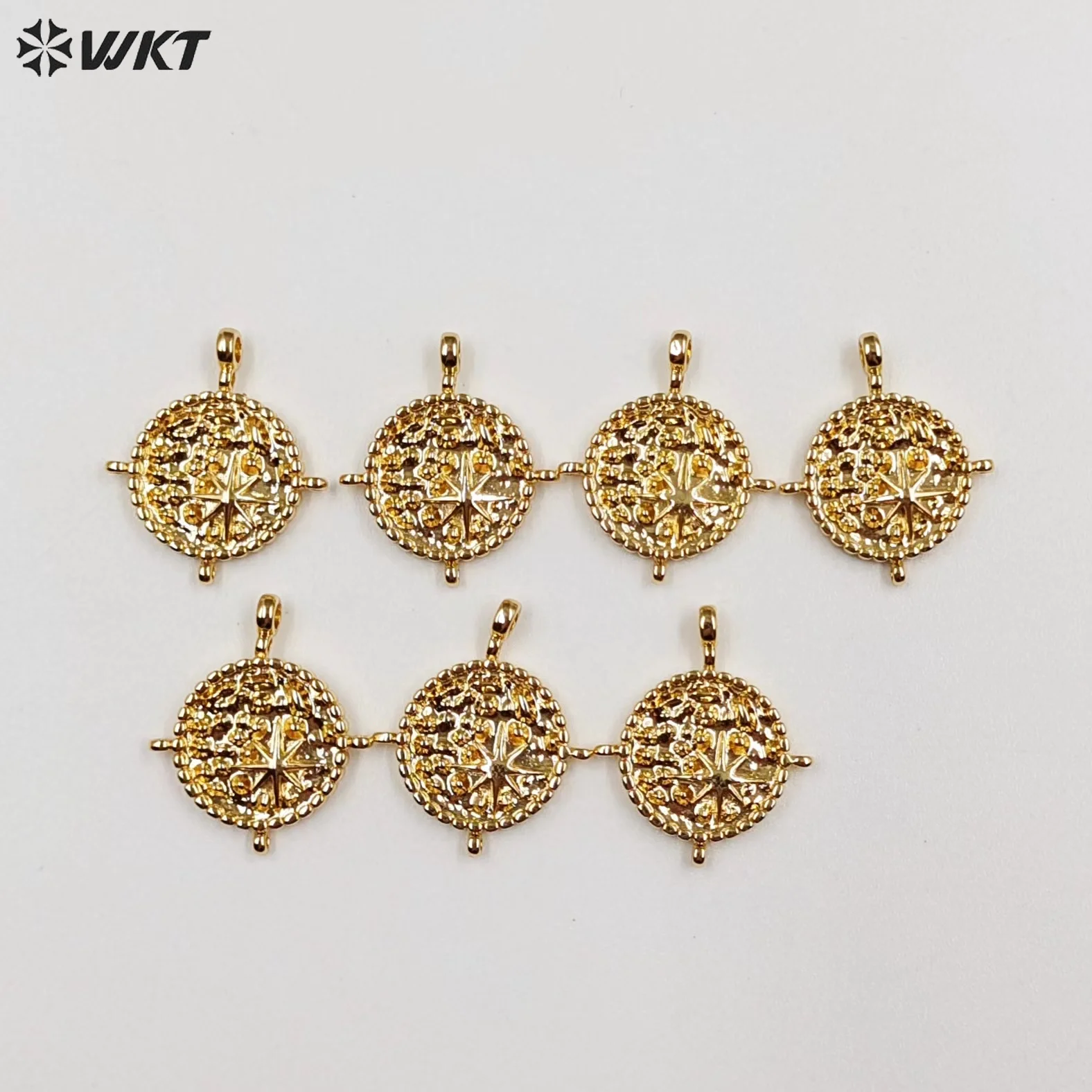WT-P1935 WKT 2023 Trend Style Yellow Brass Pendant Star Shape Women Birthday Pendant 17mm Jewelry 18K Gold Plated Jewelry
WT-P1935 WKT 2023 Trend Style Yellow Brass Pendant Star Shape Women Birthday Pendant 17mm Jewelry 18K Gold Plated Jewelry