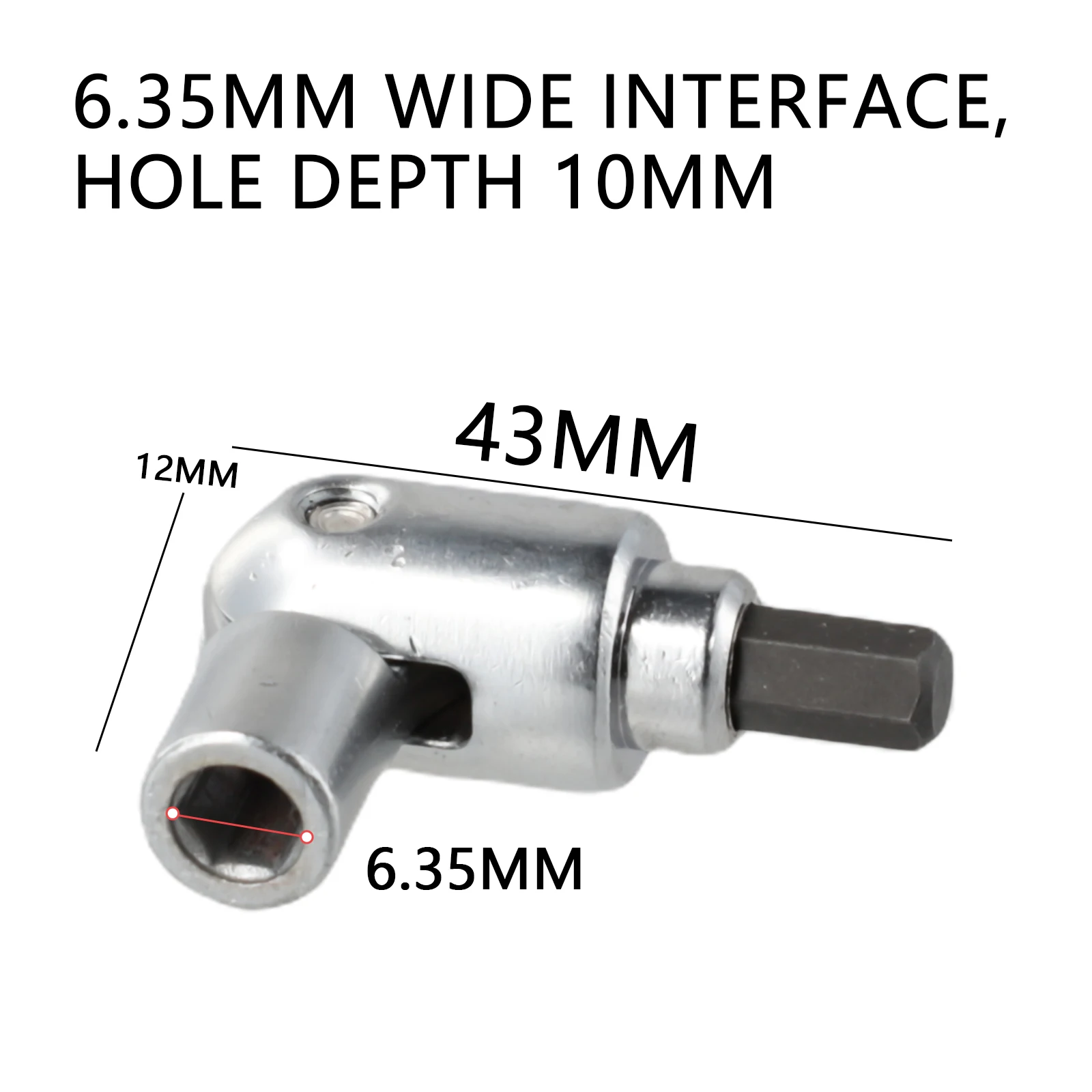 180 Degree Rotation Electric Drill Driver Screwdriver Joint Turning Corner Device for Easy in Narrow Spaces
180 Degree Rotation Electric Drill Driver Screwdriver Joint Turning Corner Device for Easy in Narrow Spaces