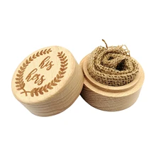 Wooden Ring Box Jewellery Storage Vintage Round Engraved Engagement Mini Proposal Valentines Day Packaging For Wedding Ceremony
Wooden Ring Box Jewellery Storage Vintage Round Engraved Engagement Mini Proposal Valentines Day Packaging For Wedding Ceremony