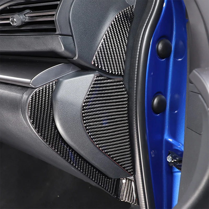 

For Subaru WRX 2021-2023 Soft Carbon Fiber Car Door Crash Pad Door Inner Panel Protection Sticker Car Interior Accessories