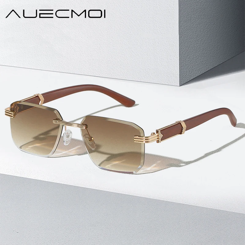Vintage Brand Designer Rimless Square Sunglasses Women For Men Trendy Sun Glasses Fashion Luxury Metal Shades Eyeglasses UV400
Vintage Brand Designer Rimless Square Sunglasses Women For Men Trendy Sun Glasses Fashion Luxury Metal Shades Eyeglasses UV400