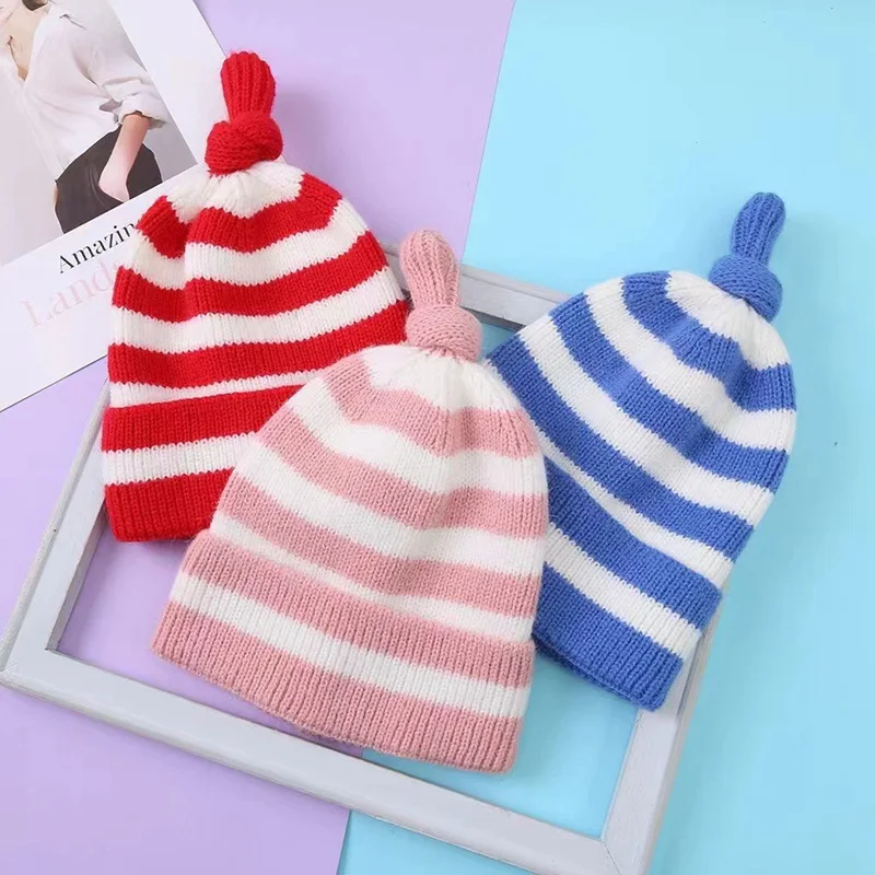 Child Stripe Outdoor Keep Warm Korean Version Knitted Hat Autumn Winter Boy Girl Knitting Baby Beanie Skull Cap
Child Stripe Outdoor Keep Warm Korean Version Knitted Hat Autumn Winter Boy Girl Knitting Baby Beanie Skull Cap