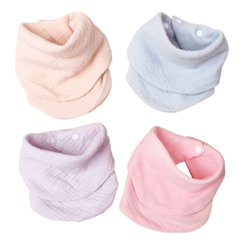 

Cotton Baby Bibs Newborns Saliva Towel Toddler Baby Boys Bibs Burp Cloth Scarf K1KC