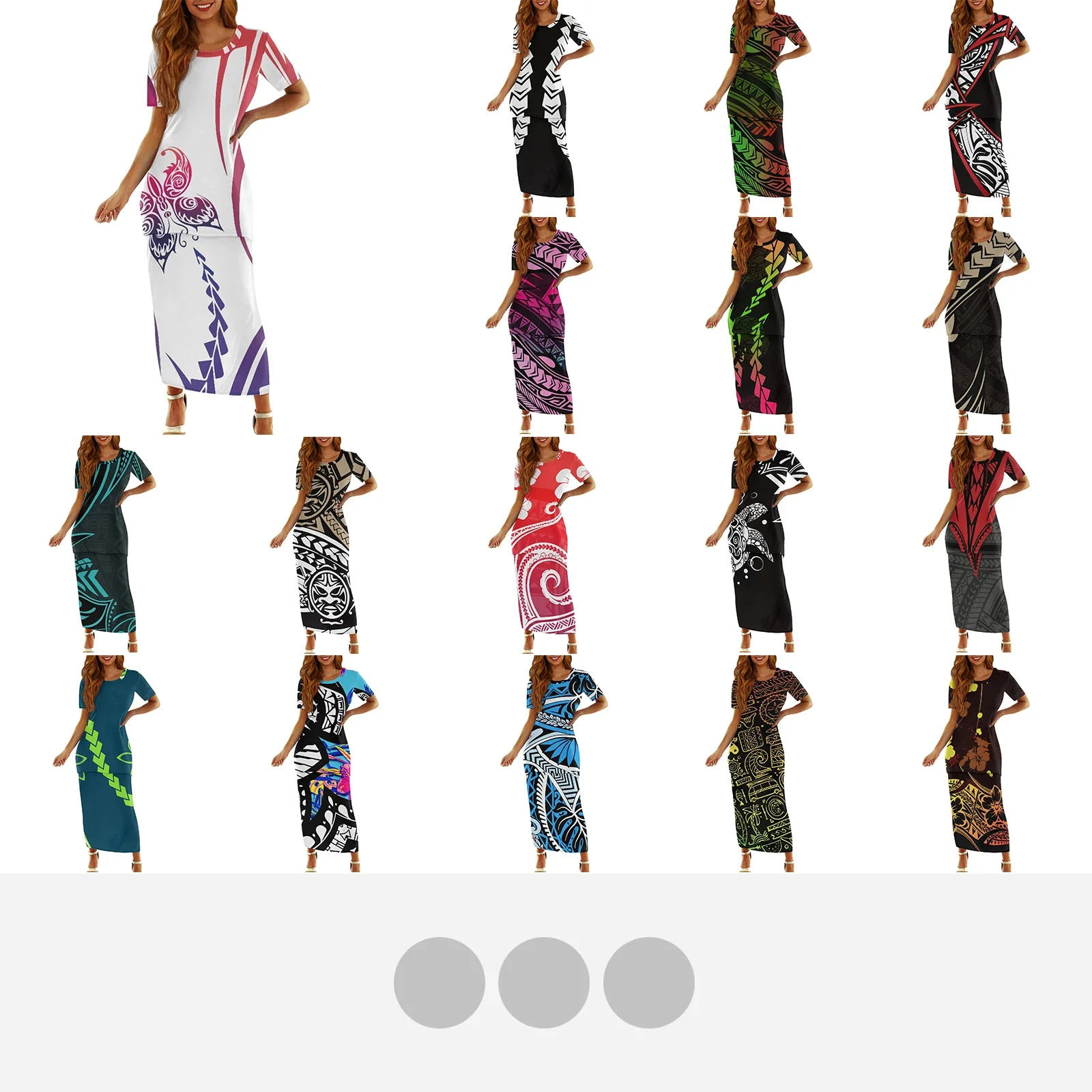 Polynesian Tribal Pohnpei Totem Tattoo Prints Casual Round Neck Comfortable Home Dresses, Butterfly Stripe Print, 2 Pcs Set
Polynesian Tribal Pohnpei Totem Tattoo Prints Casual Round Neck Comfortable Home Dresses, Butterfly Stripe Print, 2 Pcs Set