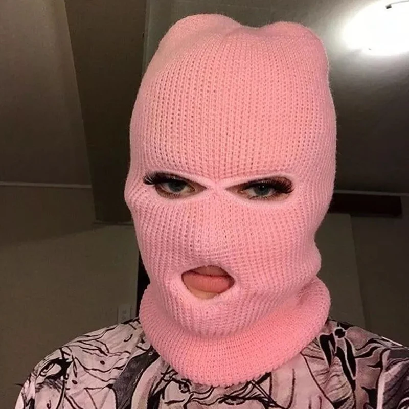 Full Face Cover Ski Mask Hat 3 Holes Balaclava Army Tactical CS Windproof Knit Beanies Bonnet Winter Warm Unisex Caps
Full Face Cover Ski Mask Hat 3 Holes Balaclava Army Tactical CS Windproof Knit Beanies Bonnet Winter Warm Unisex Caps