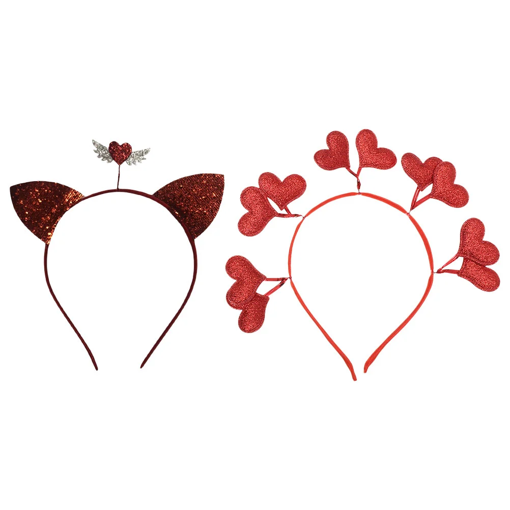 2 Pcs Love Headband Party Headdresses Decorative Headgears Hair Ribbons Carnival Cat Headwears Fashion Headbands
2 Pcs Love Headband Party Headdresses Decorative Headgears Hair Ribbons Carnival Cat Headwears Fashion Headbands