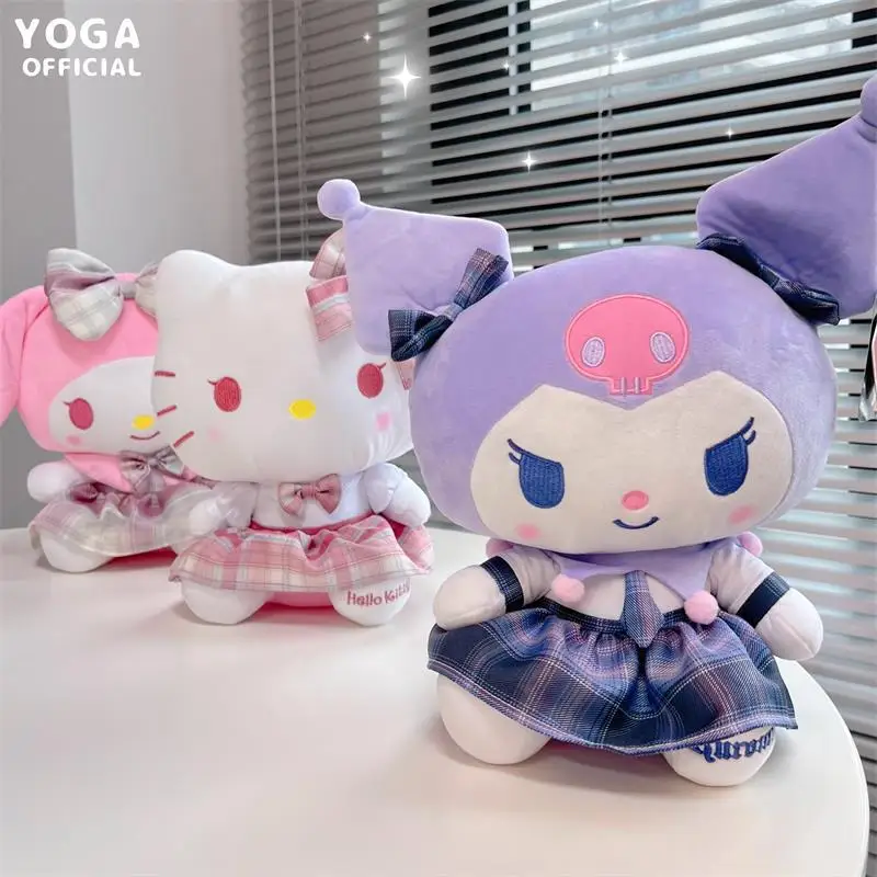 Genuine Sanrio Anime Around Kuromi MyMelody Hellokitty JK Series Plush Toy Doll Kawaii Children's Holiday Gift Girl Gift
Genuine Sanrio Anime Around Kuromi MyMelody Hellokitty JK Series Plush Toy Doll Kawaii Children's Holiday Gift Girl Gift