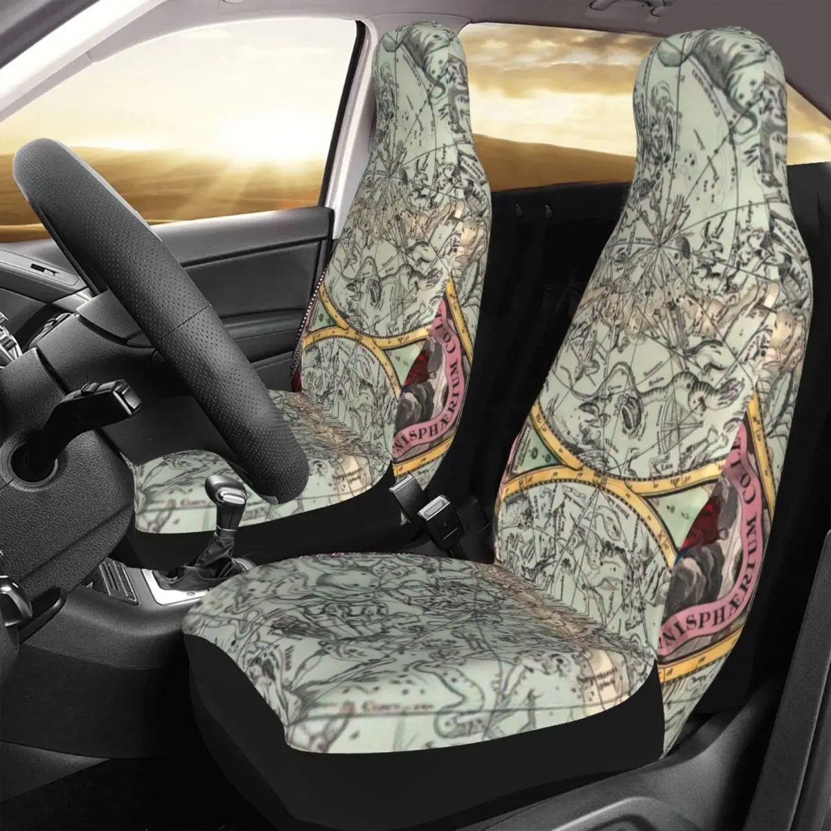 Celestial Map Retro Car Seat Cover Custom Printing Universal Front Protector Accessories Cushion Set
Celestial Map Retro Car Seat Cover Custom Printing Universal Front Protector Accessories Cushion Set