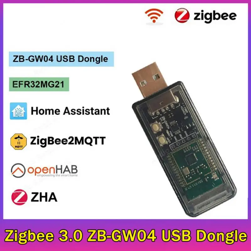USB-ключ для EWeLink Zigbee 3,0 на основе Silicon Labs EFR32MG21, шлюз Zigbee, адаптер для поддержки ZHA Zigbee2MQTT OpenHAB 
USB-ключ для EWeLink Zigbee 3,0 на основе Silicon Labs EFR32MG21, шлюз Zigbee, адаптер для поддержки ZHA Zigbee2MQTT OpenHAB