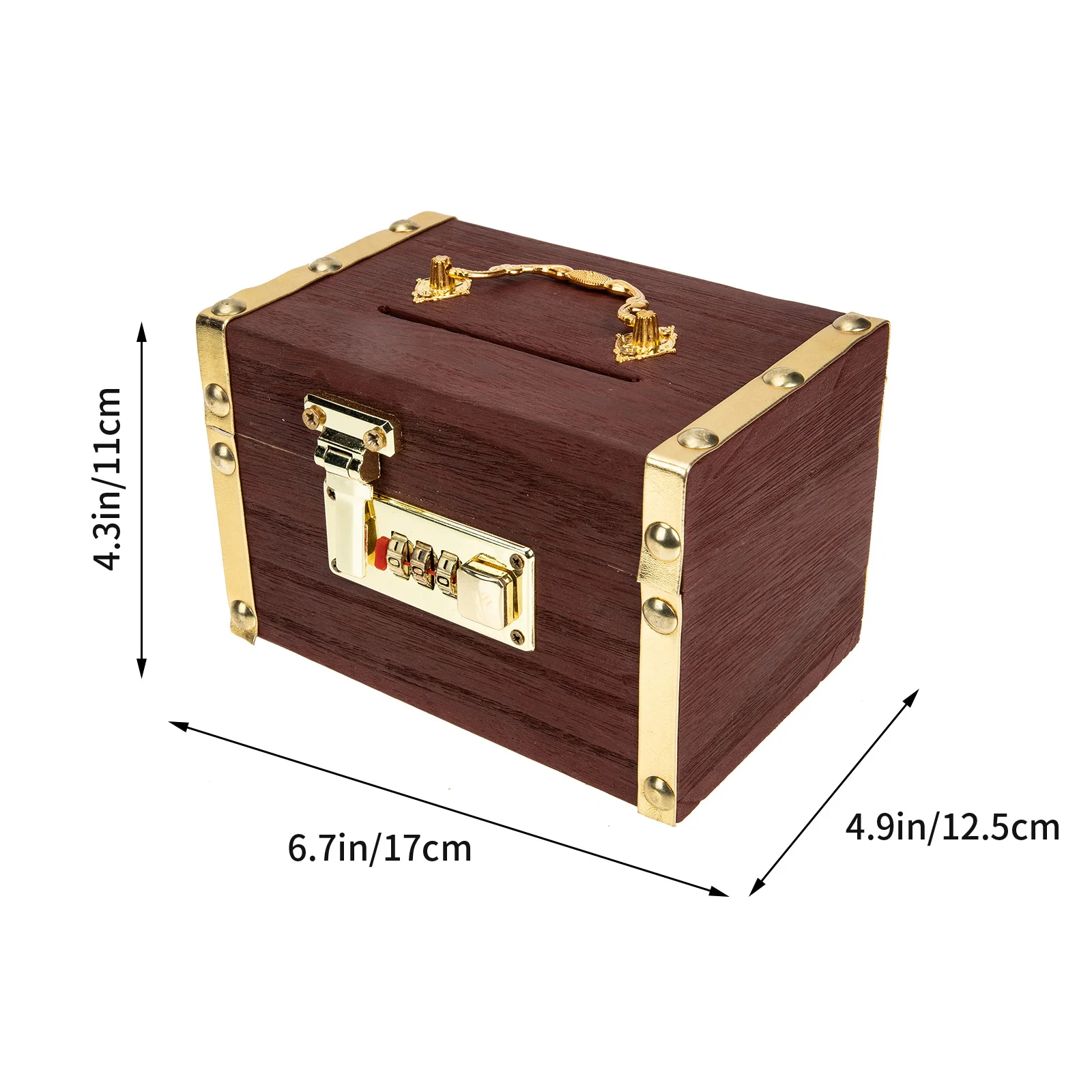 Supvox Wooden Treasure Chest Vintage Decorative Box for Coins, Money, Jewelry and More
Supvox Wooden Treasure Chest Vintage Decorative Box for Coins, Money, Jewelry and More