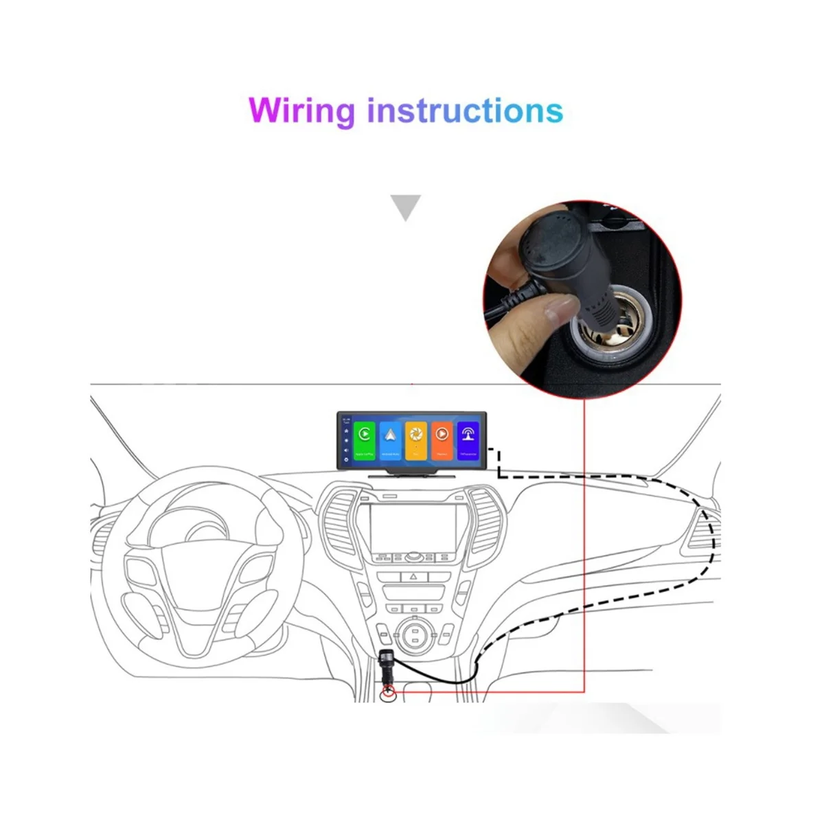 Car Dashboard Camera Video Recorder Front Camera Smart Screen Smart Player In-Car Reversing Display
Car Dashboard Camera Video Recorder Front Camera Smart Screen Smart Player In-Car Reversing Display