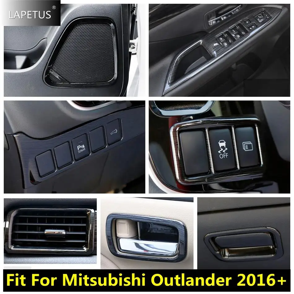 Car Accessories Window Lift Button / Air Vent / Door Speaker / Head Light Switch Cover Trim For Mitsubishi Outlander 2016 - 2020
Car Accessories Window Lift Button / Air Vent / Door Speaker / Head Light Switch Cover Trim For Mitsubishi Outlander 2016 - 2020