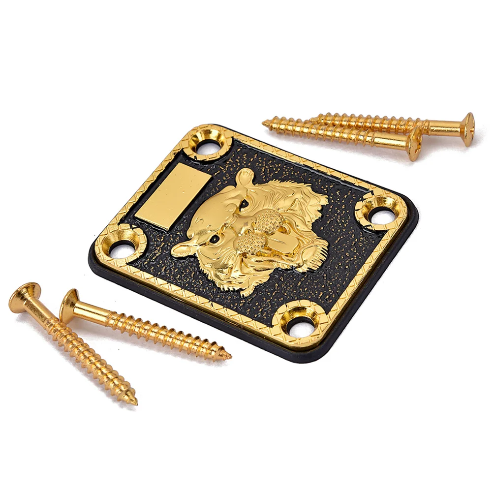 Neck Plate Plain Zinc Alloy Chrome Square Guitar Neck Reinforcing Plate Neck Base Plate With Screws For TL SQ
Neck Plate Plain Zinc Alloy Chrome Square Guitar Neck Reinforcing Plate Neck Base Plate With Screws For TL SQ