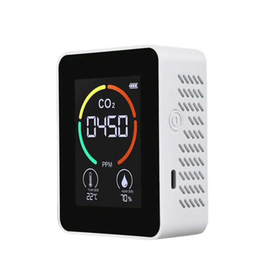 NEW Air Quality Monitor CO2 Meter Multifunctional Thermohygrometer Home Intelligent Gas Digital Analyzer Detector For Household
NEW Air Quality Monitor CO2 Meter Multifunctional Thermohygrometer Home Intelligent Gas Digital Analyzer Detector For Household