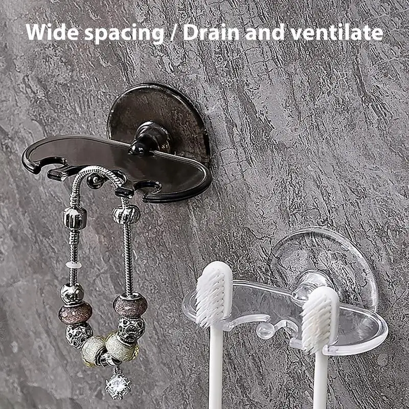 Wall Mounted Toothbrush Holder Toothbrush Organizer Punch-Free Adhesive Toothbrush Holders for Bathrooms Wall Shower Bathroom
Wall Mounted Toothbrush Holder Toothbrush Organizer Punch-Free Adhesive Toothbrush Holders for Bathrooms Wall Shower Bathroom
