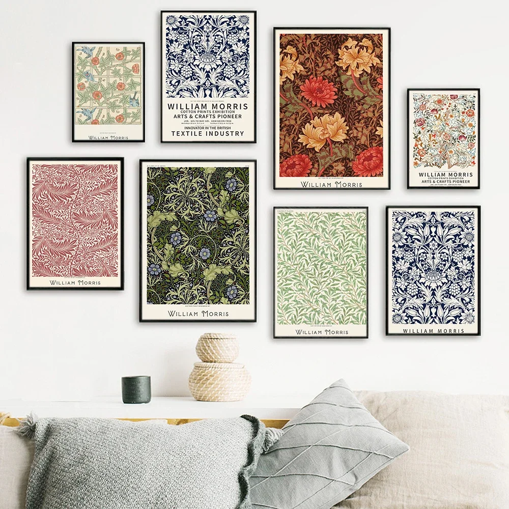 Abstract William Morris Flower Leaf Exhibition Wall Art Canvas Painting Nordic Posters And Prints Wall Pictures For Living Room
Abstract William Morris Flower Leaf Exhibition Wall Art Canvas Painting Nordic Posters And Prints Wall Pictures For Living Room