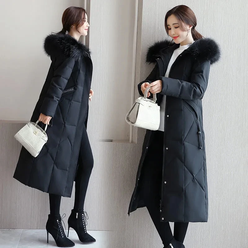 Down Cotton Jacket Women 2022 Winter New Korean Slim Fashion Casual Padded Coat Female Thick Large Size Fur Collar Hooded Parkas
Down Cotton Jacket Women 2022 Winter New Korean Slim Fashion Casual Padded Coat Female Thick Large Size Fur Collar Hooded Parkas