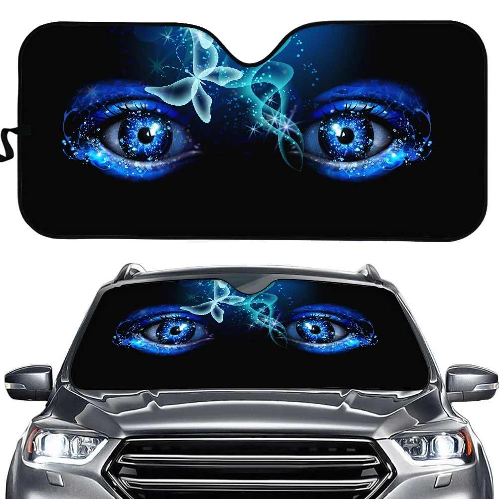 Women's Eyes Printed Car Front Windscreen Sunshade Windshield Heat Reflector Sunshade for Cars Universal Shading Supplies Custom
Women's Eyes Printed Car Front Windscreen Sunshade Windshield Heat Reflector Sunshade for Cars Universal Shading Supplies Custom