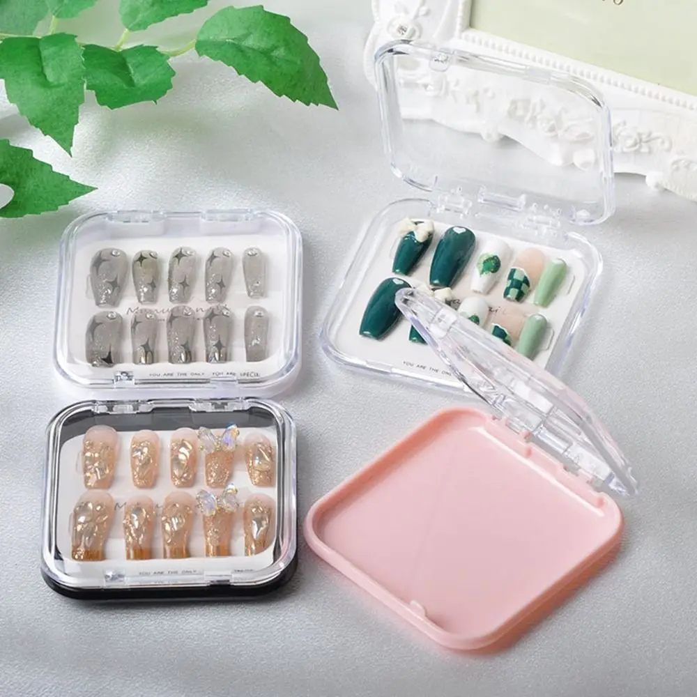 False Nail Tips Case Nail Art Display Stand Wearable Nail Organizer Fake Press On Nail Packing Box Gift Jewelry Storage Boxes
False Nail Tips Case Nail Art Display Stand Wearable Nail Organizer Fake Press On Nail Packing Box Gift Jewelry Storage Boxes