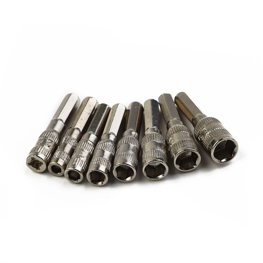 Portable Pratical Hand Tools Socket Hex Socket H4 Metric PH2.0/M2.5-5.5mm Screw Silver Tone 8pcs/Set Drill Bit
Portable Pratical Hand Tools Socket Hex Socket H4 Metric PH2.0/M2.5-5.5mm Screw Silver Tone 8pcs/Set Drill Bit