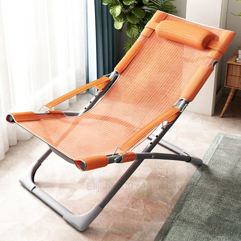 

Складной пляжный стул для отдыха на открытом воздухе, пляжный шезлонг, обеденный перерыв, Silla Plegable, садовая мебель QF50BC, лето