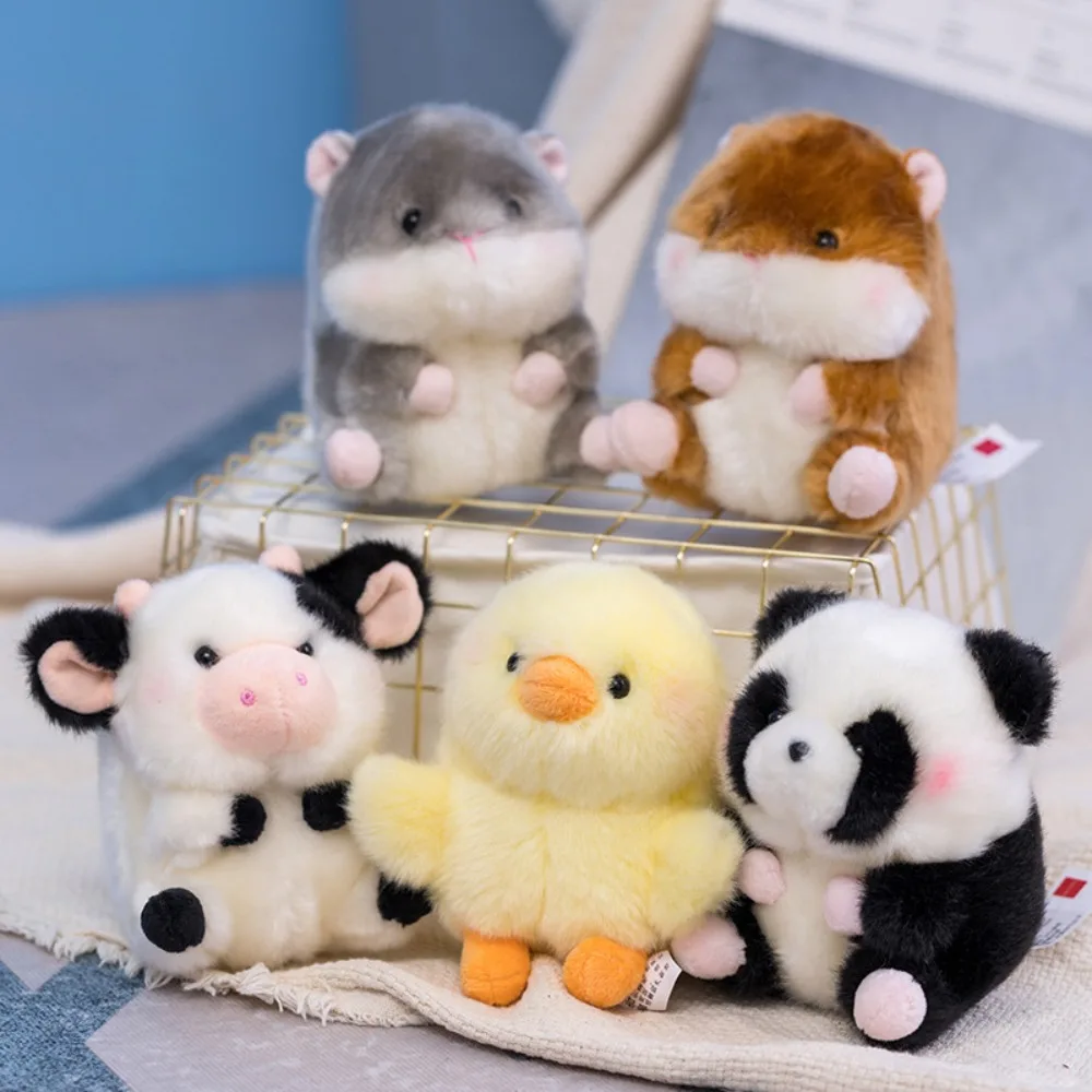 Cartoon Plush Key Chains Stuffed Animals Toys For Children Schoolbag Ornaments Hamster Chicken Panda Rabbit Pig Cow Doll Pendant
Cartoon Plush Key Chains Stuffed Animals Toys For Children Schoolbag Ornaments Hamster Chicken Panda Rabbit Pig Cow Doll Pendant