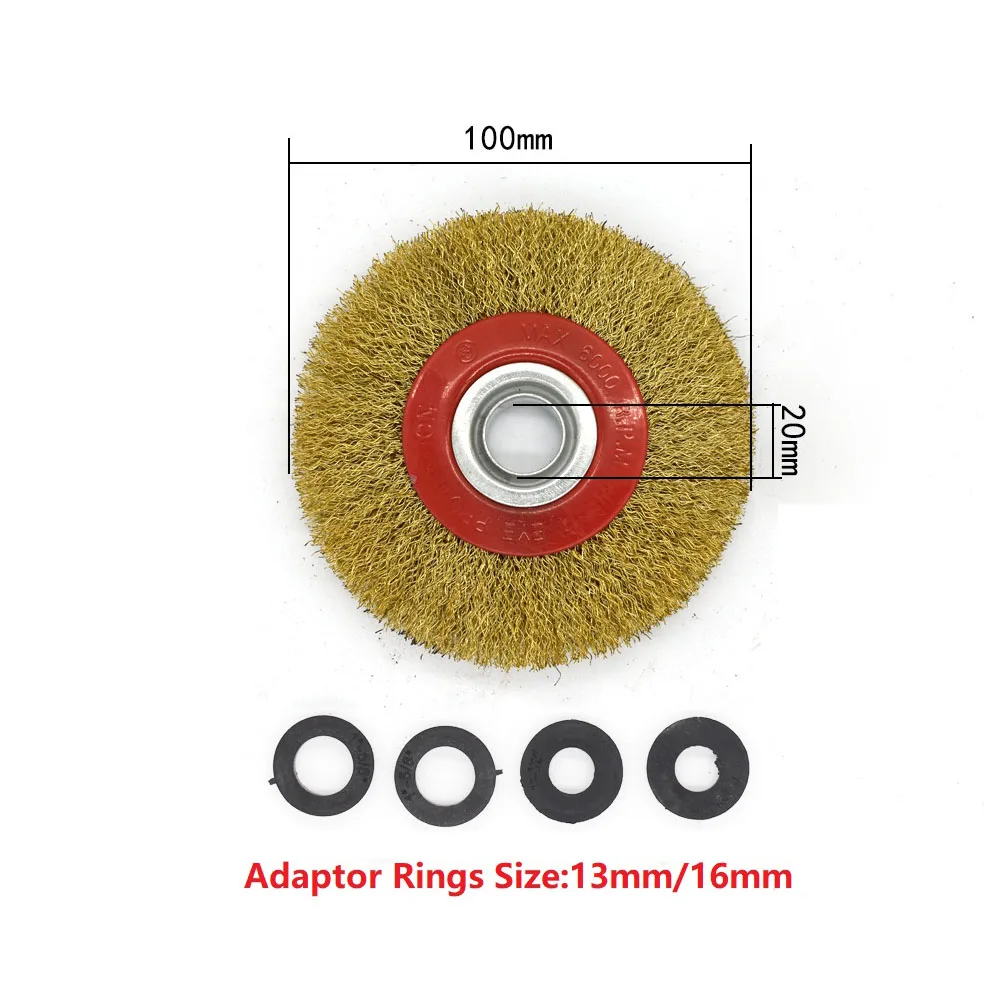 Hot Sale Useful Brand New Durable Brush Wheel Wire 1PC 20/30mm Hole Dia 4/5/6/7/8inch Steel Wire 15-20mm Thick
Hot Sale Useful Brand New Durable Brush Wheel Wire 1PC 20/30mm Hole Dia 4/5/6/7/8inch Steel Wire 15-20mm Thick