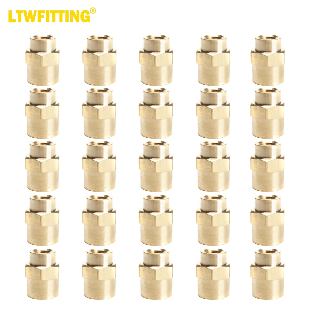 LTWFITTING Brass Pipe Fitting 1/2-Inch x 1/4-Inch Female NPT Reducing Coupling Water Boat(Pack of 25)
LTWFITTING Brass Pipe Fitting 1/2-Inch x 1/4-Inch Female NPT Reducing Coupling Water Boat(Pack of 25)