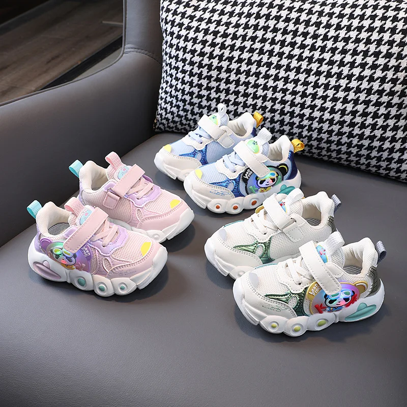 Baby Light-on Toddler Shoes 0-1-3 Years Old 2 Boys Sneaker Cartoon Girls' Mesh Shoes Lightweight Breathable Kids' Fashion Shoes
Baby Light-on Toddler Shoes 0-1-3 Years Old 2 Boys Sneaker Cartoon Girls' Mesh Shoes Lightweight Breathable Kids' Fashion Shoes