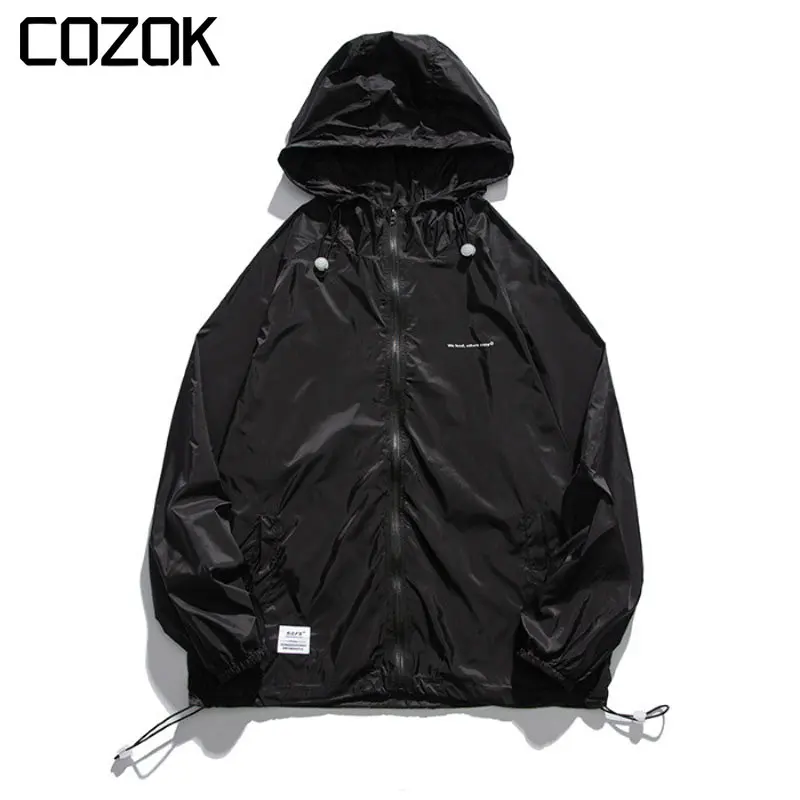 Spring Thin Varsity Jackets Men Casual Letter Print 8ms Hooded Windbreaker College Loose Sunscreen Coat Couple 2023 Summer
Spring Thin Varsity Jackets Men Casual Letter Print 8ms Hooded Windbreaker College Loose Sunscreen Coat Couple 2023 Summer
