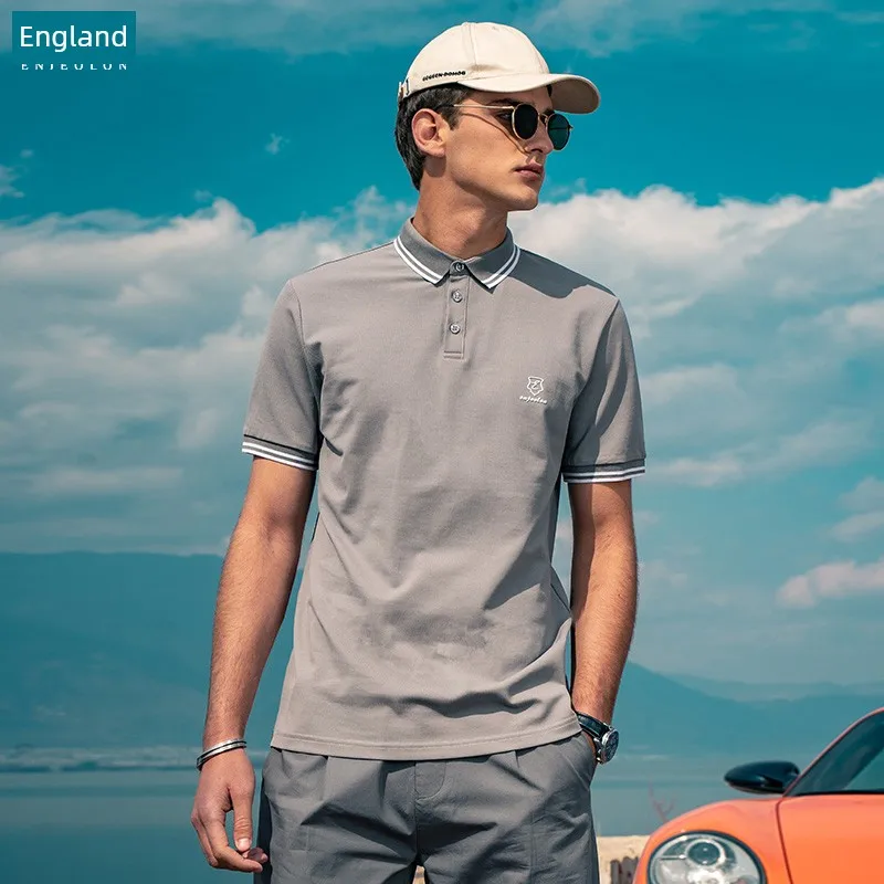 Yingjuelun гладкая и не требующая глажки хлопчатобумажная Мужская футболка с короткими рукавами
Yingjuelun гладкая и не требующая глажки хлопчатобумажная Мужская футболка с короткими рукавами