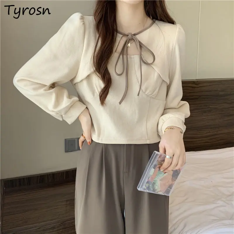 Women Blouses O Neck Fashion Lace Up Hollow Out Sweet Elegant Chic French Style Vintage All Match Tender Stylish Leisure New Ins
Women Blouses O Neck Fashion Lace Up Hollow Out Sweet Elegant Chic French Style Vintage All Match Tender Stylish Leisure New Ins