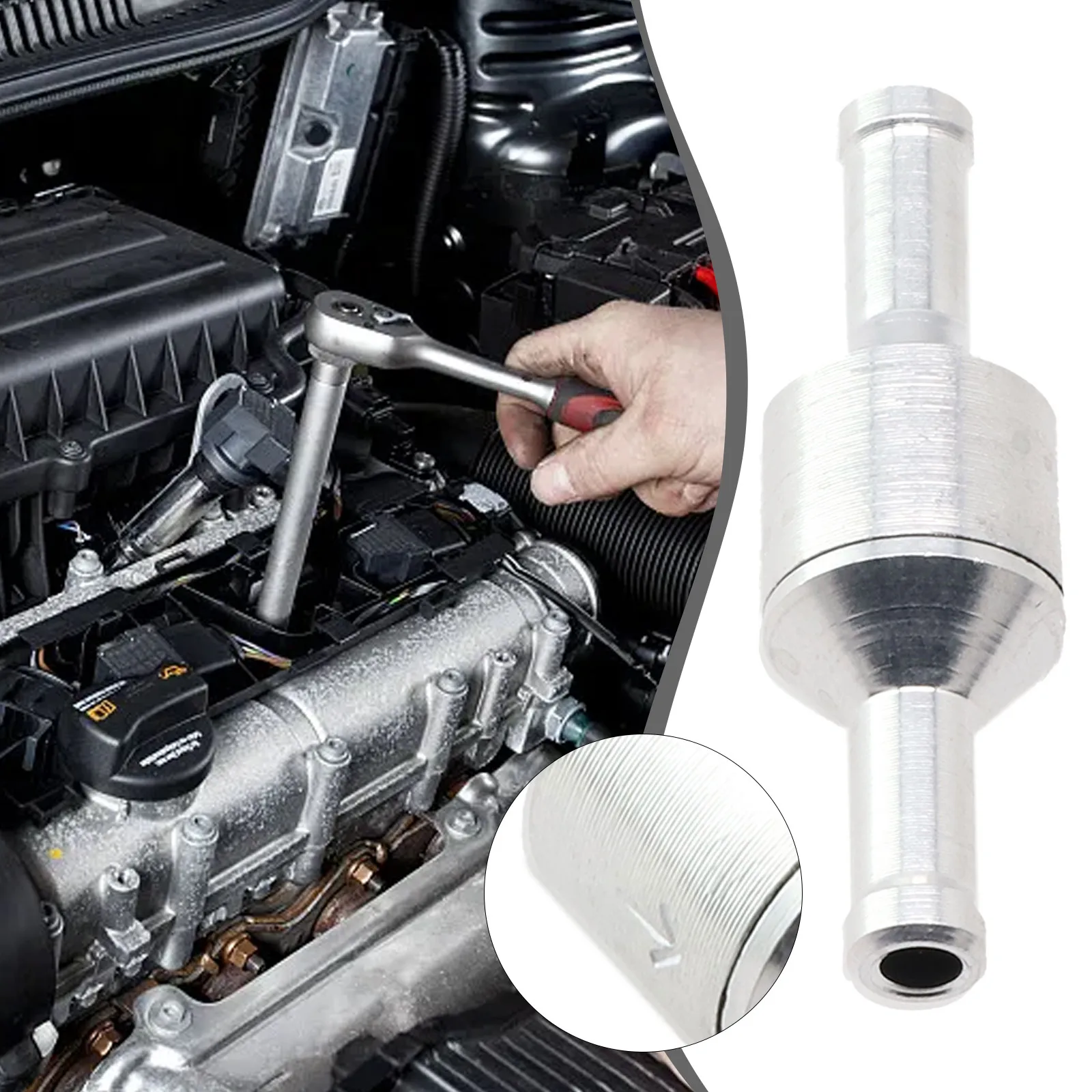 Practical Durable Easy Installation Non-Return Valve Inline 0.2-6bar 6/8/10/12mm Auminium Head Check Valve One-Way
Practical Durable Easy Installation Non-Return Valve Inline 0.2-6bar 6/8/10/12mm Auminium Head Check Valve One-Way