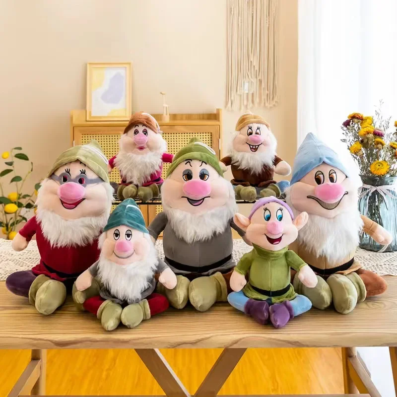 

Disney Snow White and The Seven Dwarfs Doll Cartoon Plush Toy Cute Anime Prince Charming Stuffed Kawaii Children's Birthday Gift